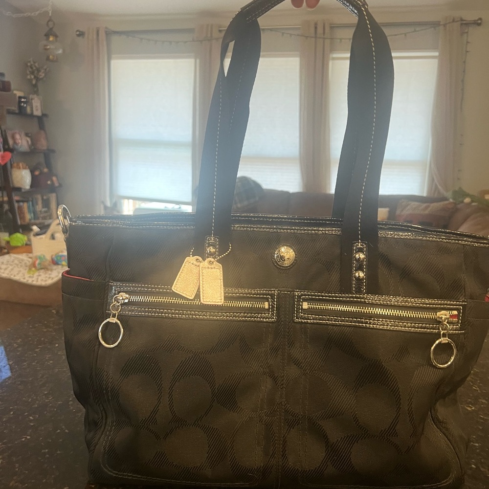 Coach diaper/tote bag